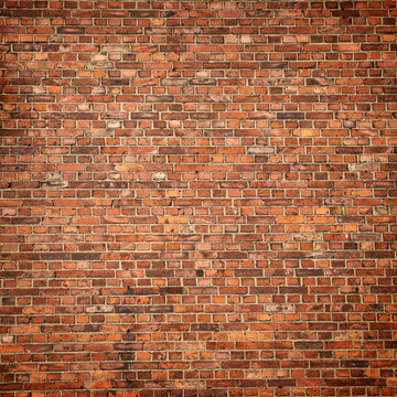red brick wall texture background