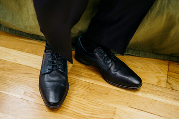 The groom and his shoes