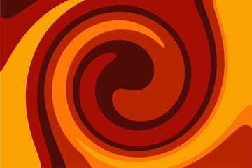 Trendy abstract decorative background in autumn colors. Vector illustration