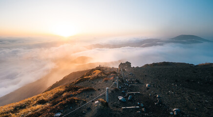 Naklejka premium Above the sky