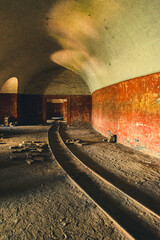 station in old factory