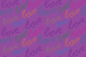 Fototapeta na wymiar Valentines seamless love pattern for wedding and kids and wrapping paper and notebooks