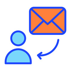 Email Account Vector icon which is suitable for commercial work and easily modify or edit it
