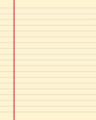 Obraz premium Realistic notepad mockup for your image, for notes, office, school.