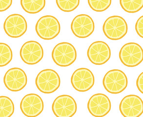 lemon pattern - obrazy, fototapety, plakaty