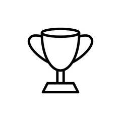 trophy icon flat style trendy stylist simple