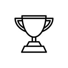 trophy icon flat style trendy stylist simple