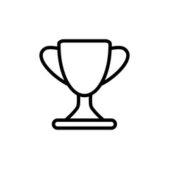 trophy icon flat style trendy stylist simple