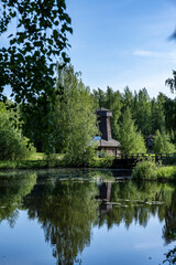 ancient wooden architecture and household items of the central and northern peoples of Russia