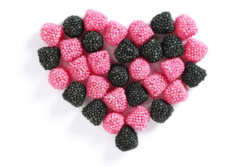 Jelly candies in the form of berries