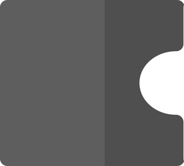 puzzle jigsaw illustration icon. Isolated puzzle object flat illustraton jigsaw