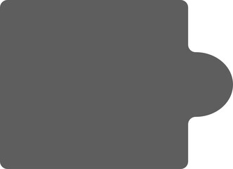 puzzle jigsaw illustration icon. Isolated puzzle object flat illustraton jigsaw