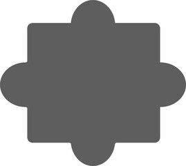 puzzle jigsaw illustration icon. Isolated puzzle object flat illustration jigsaw