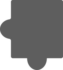 puzzle jigsaw illustration icon. Isolated puzzle object flat illustration jigsaw