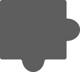 puzzle jigsaw illustration icon. Isolated puzzle object flat illustration jigsaw