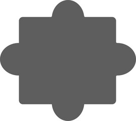 puzzle jigsaw illustration icon. Isolated puzzle object flat illustration jigsaw