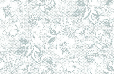 art vintage  cell texture stripe effect watercolor monochrome floral seamless pattern with old gold and  poppies, peonies, roses, leaves and grasses digital print pattern  © PATTERN_SPIRIT