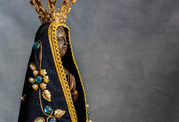 Nossa Senhora Aparecida, a santa padroeira do Brasil - obrazy, fototapety, plakaty