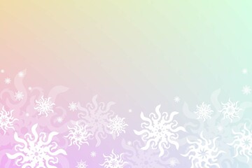 Fototapeta na wymiar Rainbow pastel snow light bokeh galaxy sky 