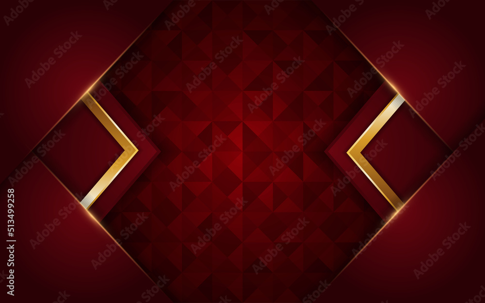 Aufkleber modern dark red background with texture effect overlap layer design