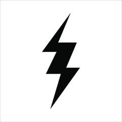 lightning vector, icon, illustration, symbol