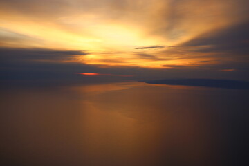 Obraz premium sunset over the sea