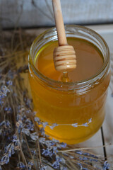 bee honey, lavender, aesthetics, instagram photo of forest honey, bees, apiary, natural product, honey spoon, breakfast, home, comfort, food