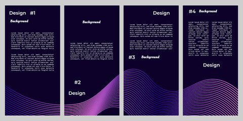 Modern wavy and fluid background template for copy space, banner, flyer, or poster