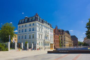 Architecture of Old Town in Wroclaw