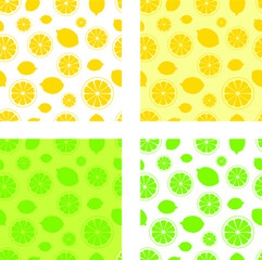 citrus, lemon, lime, vector illustration, texture