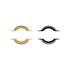 logo curve creative template technology logo vector