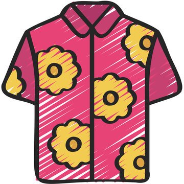 Hawaiian Shirt Icon