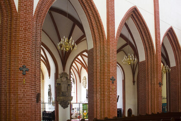Interior of St. Mary Magdalene's Church in Wroclaw, Poland