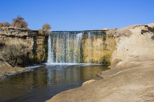 Wadi El Rayan Waterfalls in Fayoum - Egypt