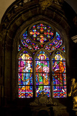 Interior of John the Baptist Cathedral on Ostrow Tumski in Wroclaw