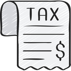 Tax Receipt Icon