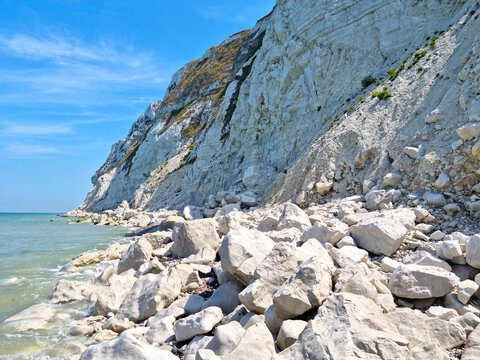 Blanc-Nez Cape in the north of France