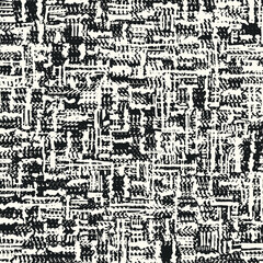 Monochrome Distressed Knit Textured Pattern