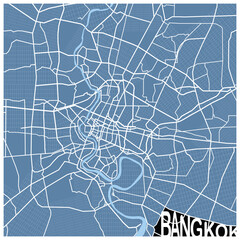 Bangkok Thailand street art map