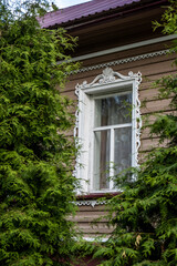 fragments of the urban landscape in the city of Yaroslavl
summer sunny day