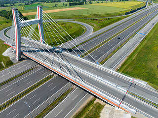 Gliwice Poland Highway Aerial View