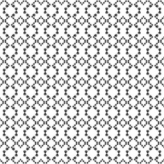 The Black and White Square Design in Fabric Seamless Pattern