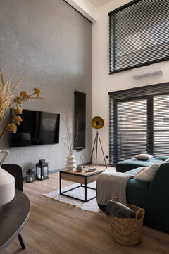 Lofty style living room