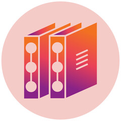 Fototapeta premium Binder Icon
