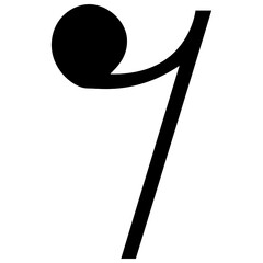 Eighth Rest Icon Music Symbol