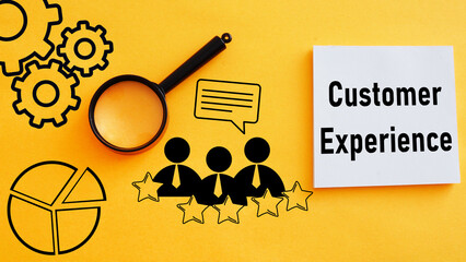Customer Experience is shown using the text