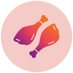 Chicken Leg Icon