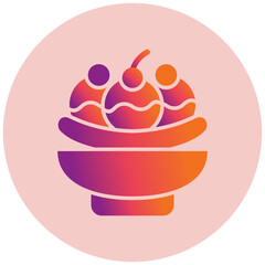 Banana Split Icon