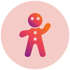 Gingerbread Man Icon