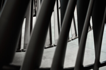 Modern rotor with long blades of powerful steam turbine